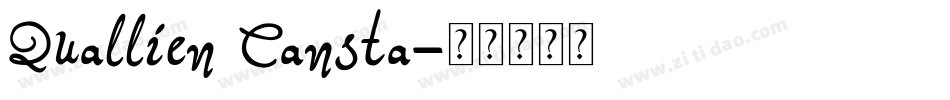 Quallien Cansta字体转换